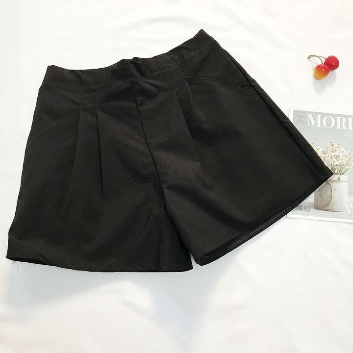 Quần đùi nữ từ 45-52kg - quần short nữ vải kaki mềm mát Lưng Cao - QU63