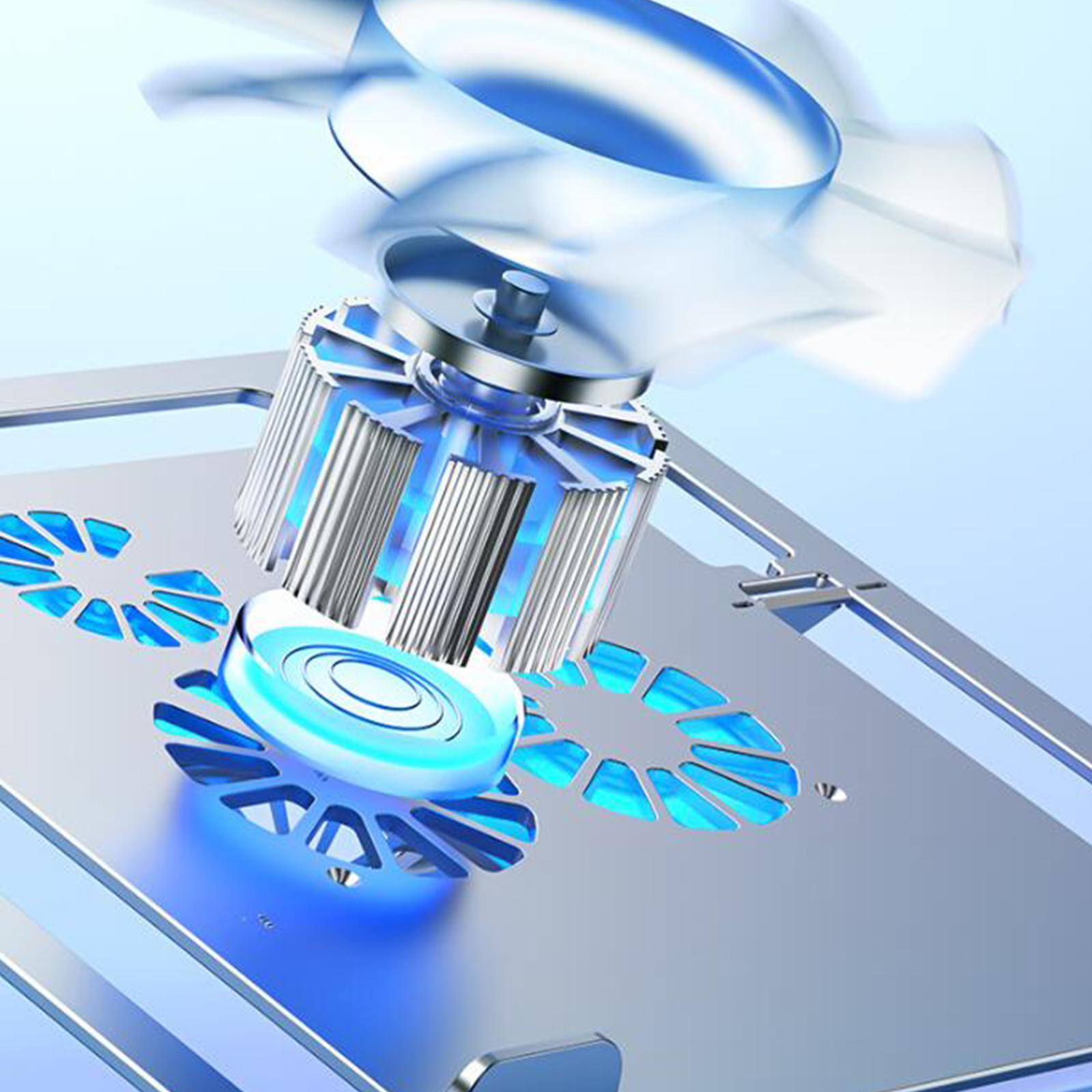 Laptop Stand with Cooling Fan Notebook Riser Aluminum Alloy for Notebook