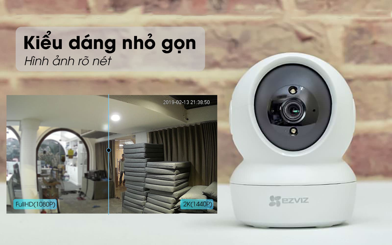 Camera IP Wifi Quay Quét Thông Minh EZVIZ C6N 4MP-hàng chính hãng