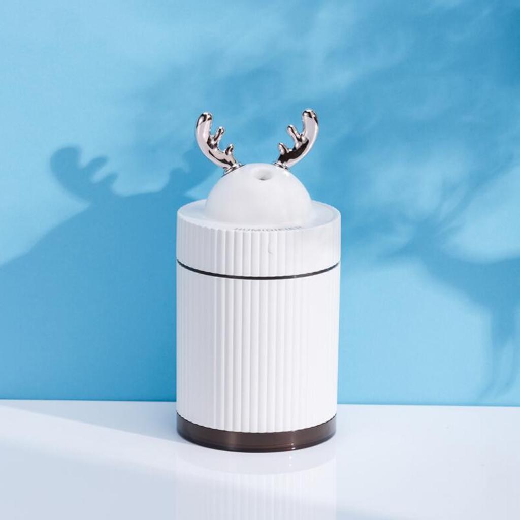 USB Air Mist Humidifier Essential Oil Diffuser Aroma Diffuser 260ml White