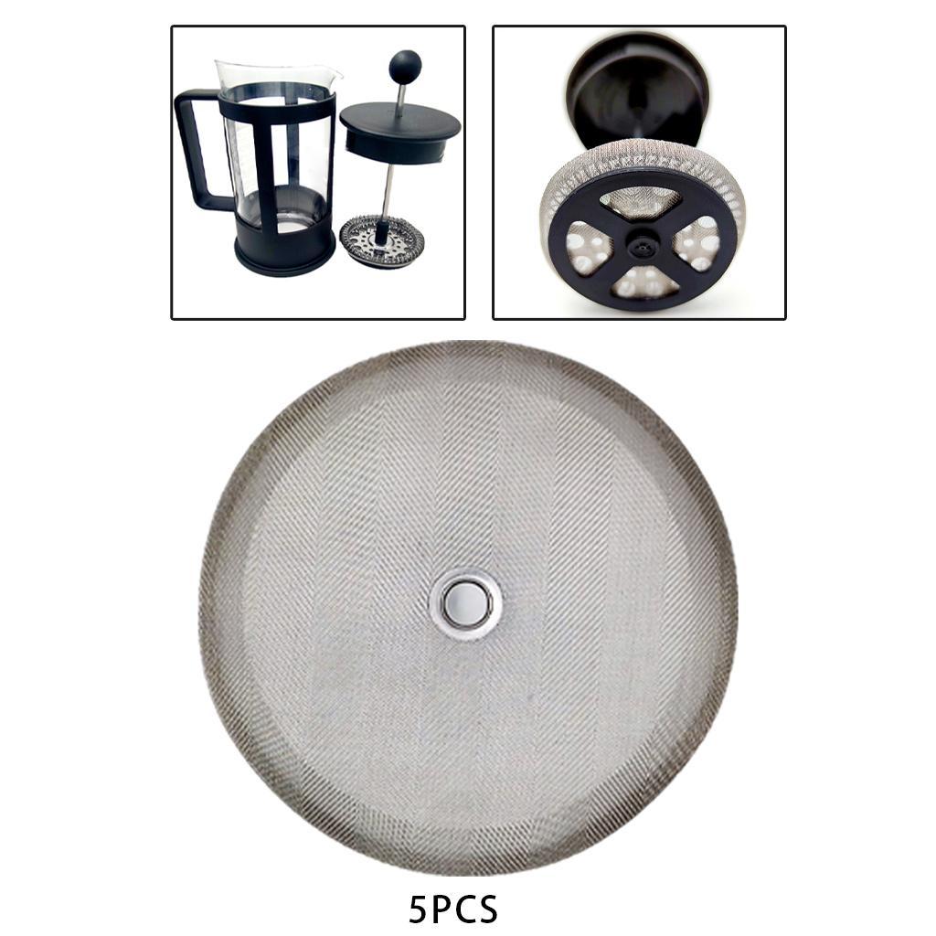 Replacements French Press Filters Mesh Coffee Machine Filter for Coffee Tea Makers