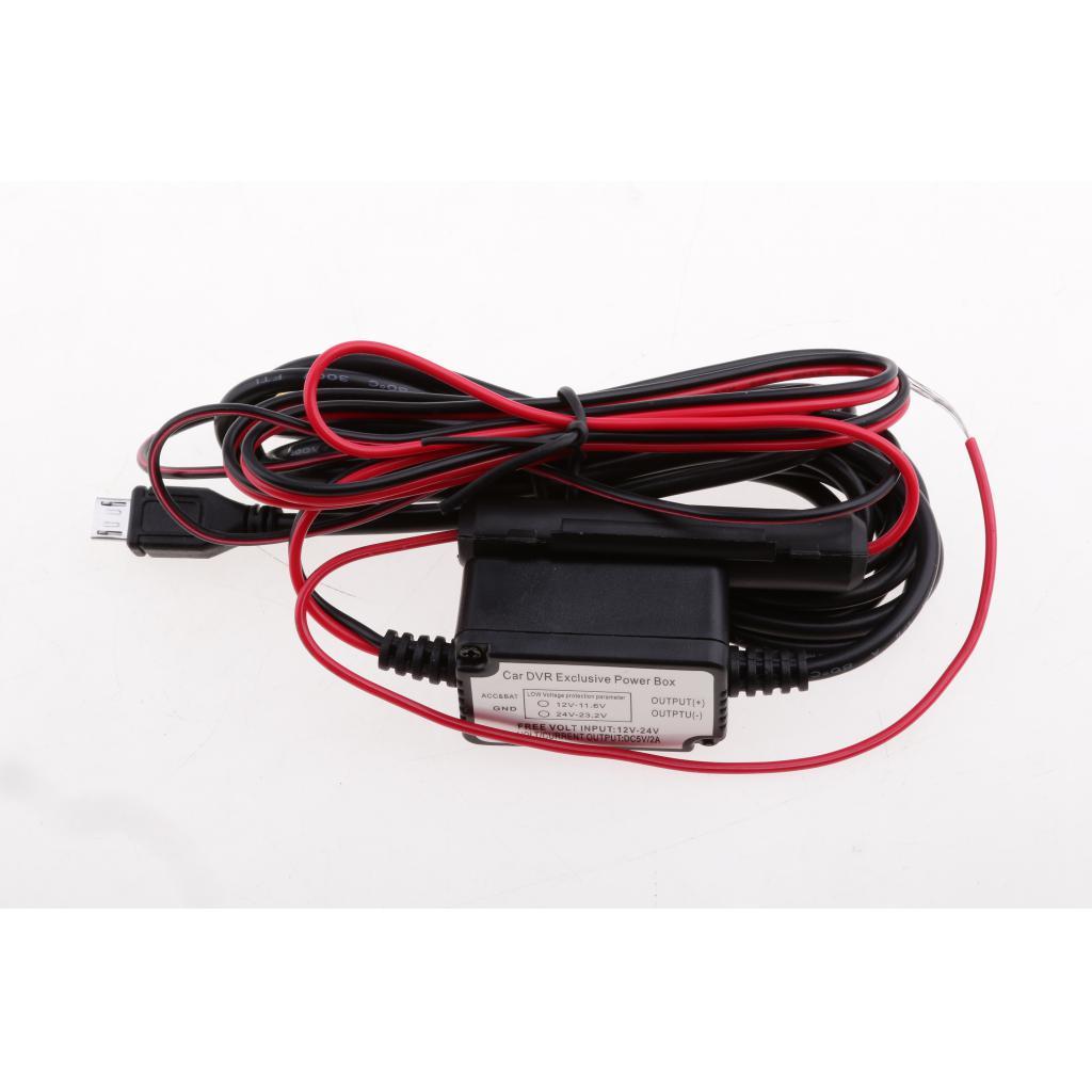 Car DVR Camera Video Recorder Power Box 12V To 5V Step Down Converter