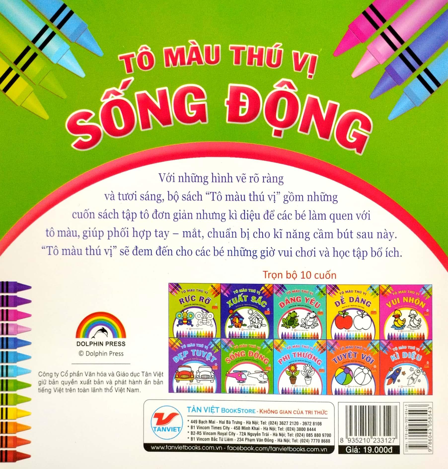 Tô Màu Thú Vị - Sống Động