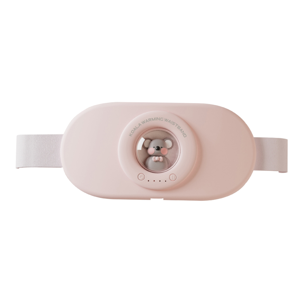 Đai Massage Làm Ấm Bụng Kinh Nguyệt BK-001 hình gấu KOALA dễ thương, 4 mức nhiệt, 6 chế độ massage, giảm đau bụng đau lưng cho bạn gái đến kì, Đai đeo chườm nóng kinh nguyệt - Hàng nhập khẩu