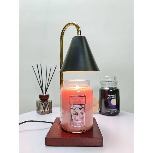 Đèn đốt nến thơm - Phụ kiện nến thơm BBW, Yankee, Candle Cup - Đế gỗ chỉnh cao thấp