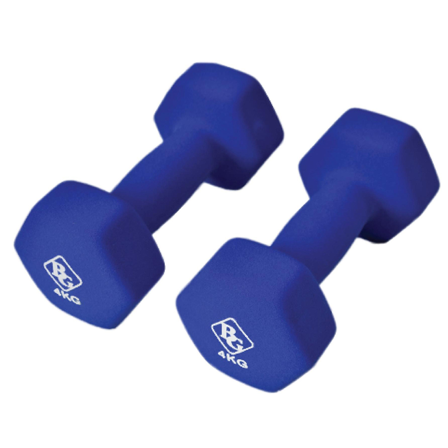 Bộ 2 tạ tay BG 4kg model Q304 – Q314 cao cấp Tập Gym hàng nhập khẩu – Lam đậm