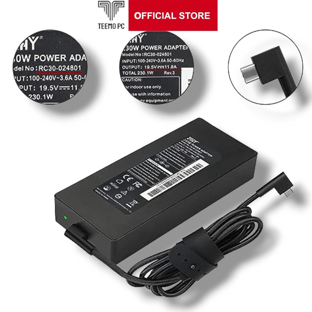 Sạc Tương Thích Cho Laptop Razer Blade Pro 17 Laptop Power Supply Adapter Cord 230w- Hàng Nhập Khẩu New Seal TEEMO PC X53