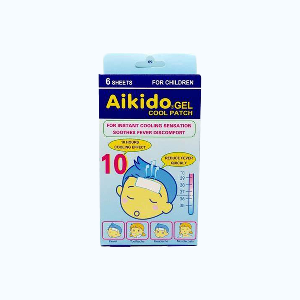 Miếng dán chườm lạnh Aikido Cool Patch (3 gói x 2 miếng)