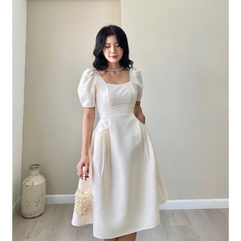 CICI DRESS Đầm tùng xoè túi xếp li