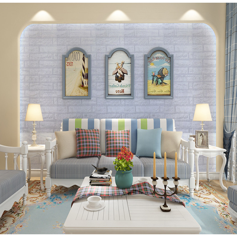 GIẤY DÁN TƯỜNG KHỔ 45CM X10M ĐÁ TRẮNG