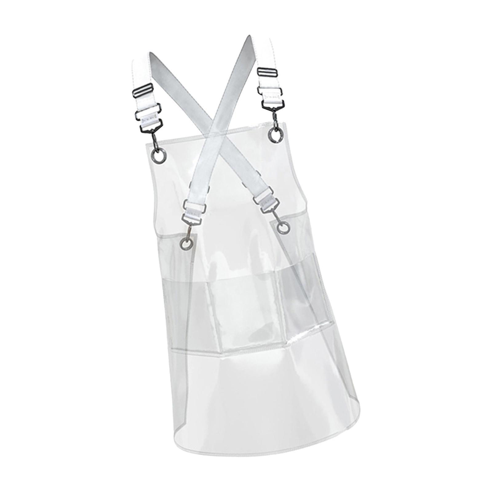 Transparent Apron BBQ Chef Apron Gardening Grilling Baking Apron Paint Apron