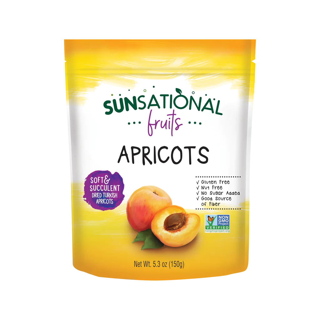 Quả Mơ Giòn Sấy Khô (150g) - Sunsational Fruits Apricots (150g) - không thêm đường, nhiều chất xơ, không chất bảo quản