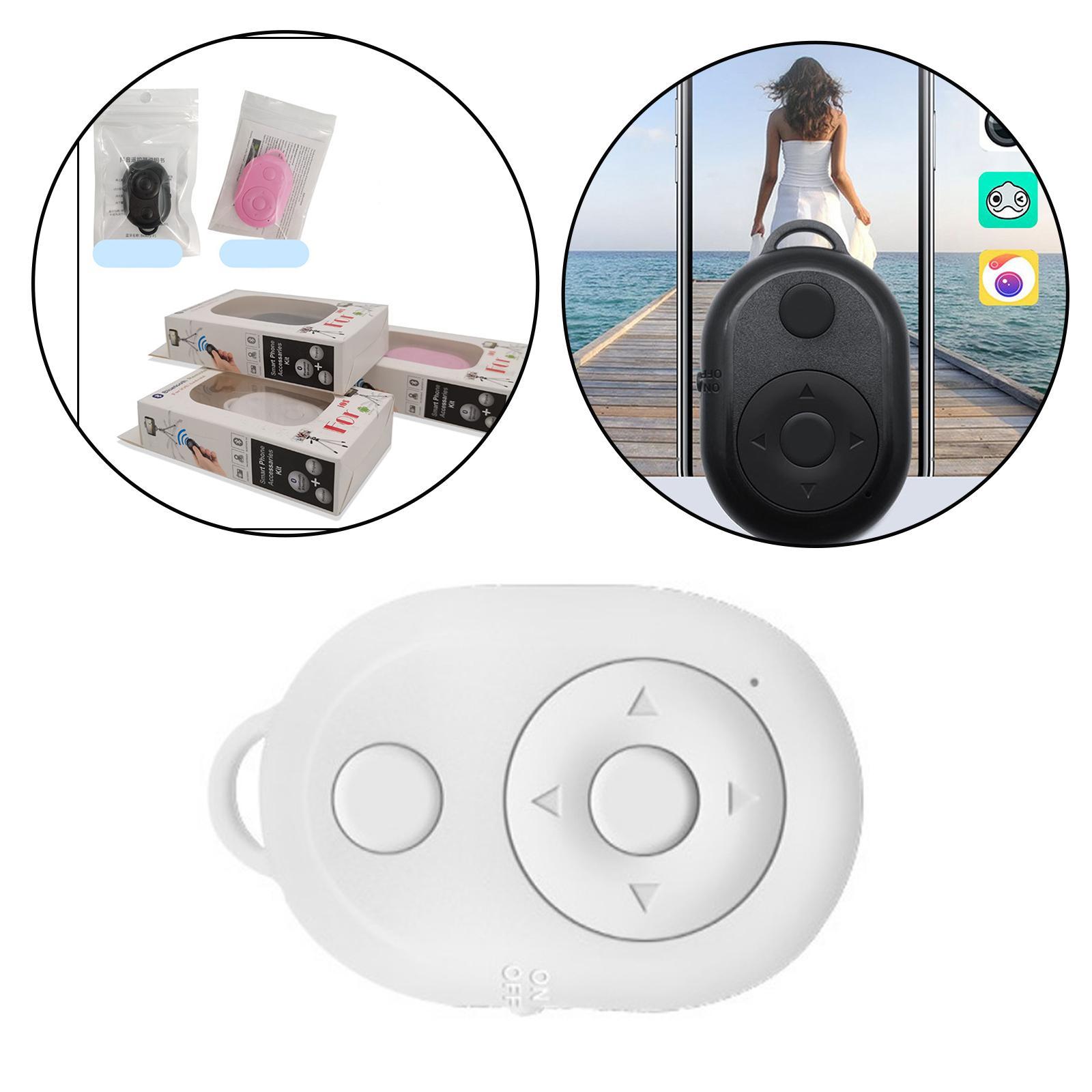 Bluetooth Camera Shutter Remote Wireless Selfie Button Clicker Easy Carry