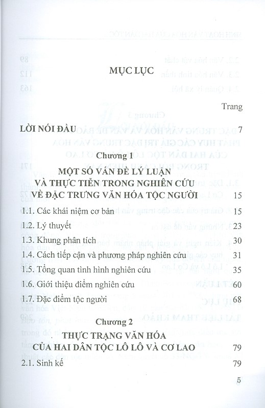 Sinh Hoạt Văn Hóa Của Hai Dân Tộc Lô Lô Và Cơ Lao Ở Vùng Biên Giới Tỉnh Hà Giang