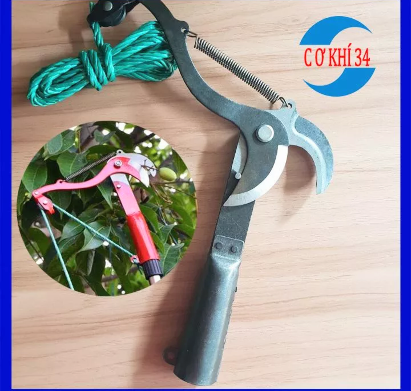 BỘ KÉO CẮT TỈA CÀNH CÂY HÁI HOA QUẢ TRÊN CAO CẦM TAY ĐA NĂNG TIỆN DỤNG HÀNG CHUẨN