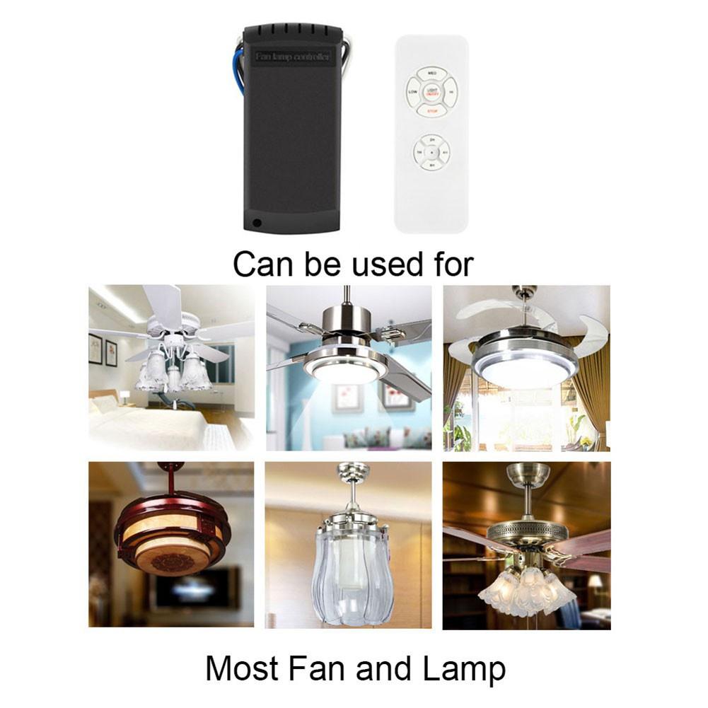 Bộ mạch điều khiển quạt trần từ xa: gồm mạch điều khiển + Remote - Dùng để lắp đặt cho các loại qu