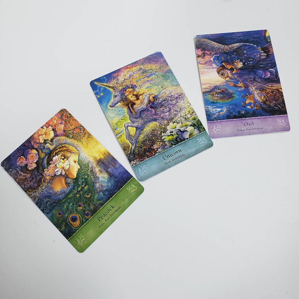 [Size Gốc] Bộ Bài Oracle Mystical Wisdom 46 Lá Bài Tặng Đá Thanh Tẩy