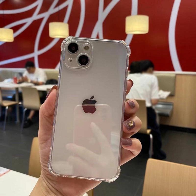 Ốp lưng mềm trong suốt chống sốc cho IPhone 6s 6 7 8 Plus XS Max XR X 11 pro max 12 mini 12 12 promax 13 13promax_b095