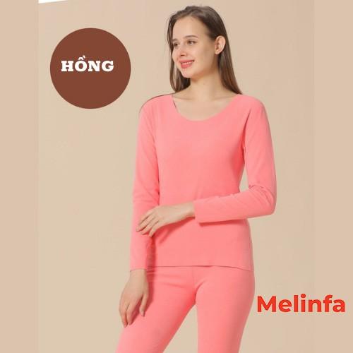 Bộ đồ giữ nhiệt cao cấp, bộ đồ thu đôngmặc nhà nữ ôm sát giữ ấm cơ thể co giãn bốn chiều mã VABD0185