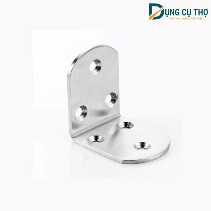 Ke góc vuông chữ L 50mm inox dày đẹp sáng bóng chuyên dùng trong thiết kế thi công nội thất