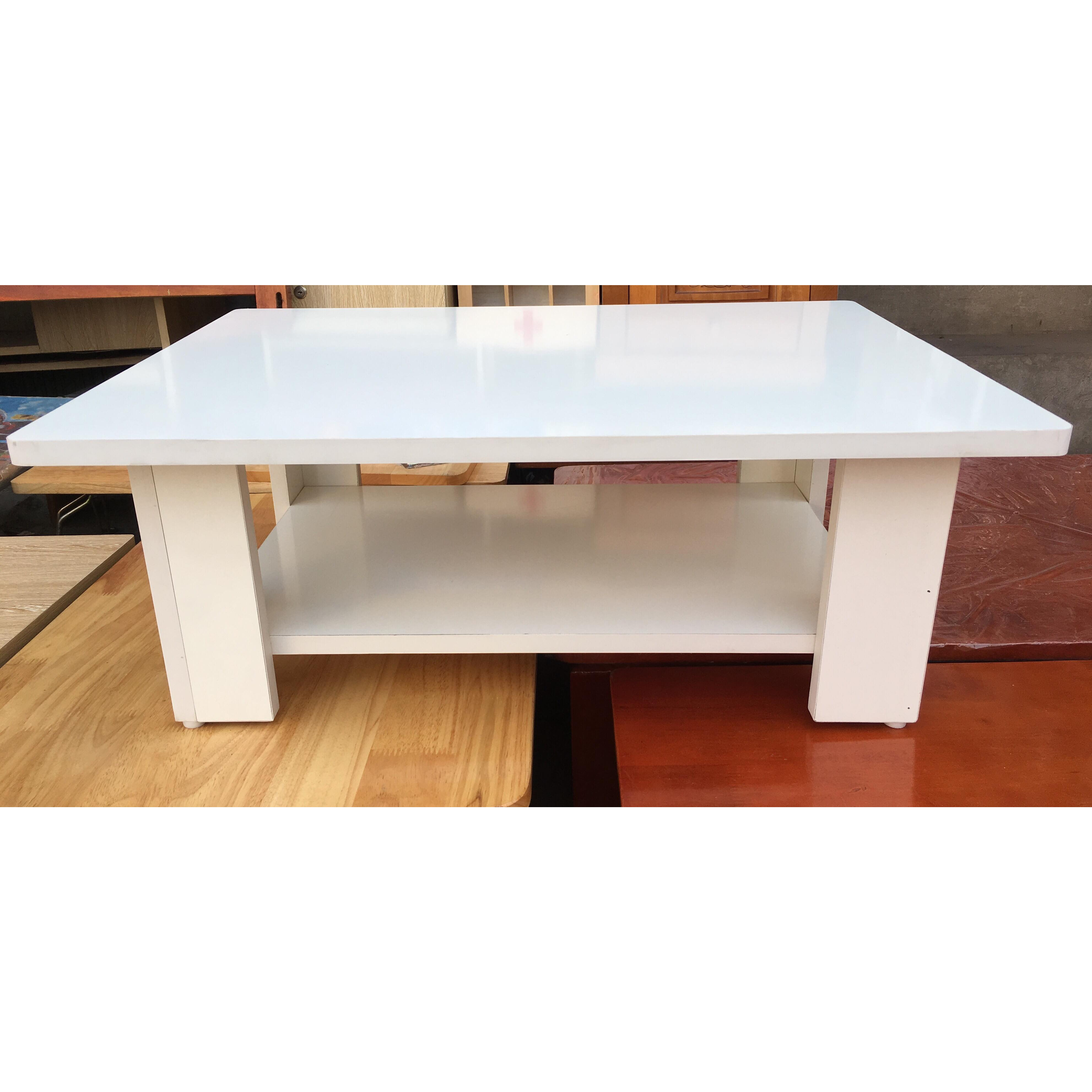 Bàn Trà Gỗ Công Nghiệp 2 tầng 50cm x 70cm