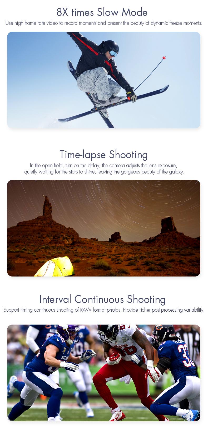 Camera hành động Ultra HD 4K 60fps có màn hình điều khiển từ xa Touch Muff Trò bảo vệ không thấm nước Video Video Sport Cam Support 128G