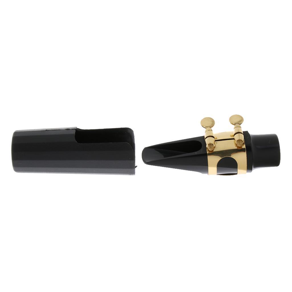 Alto Eb Saxophone Mouthpiece with Ligature Cap for Wind Instrument Parts