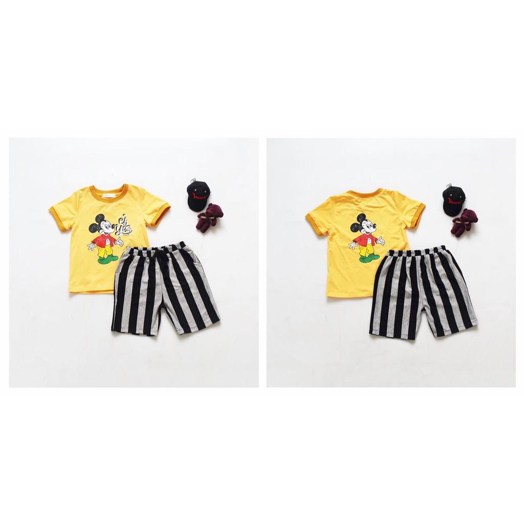 SÉT BỘ THUN MICKEY BÉ TRAI