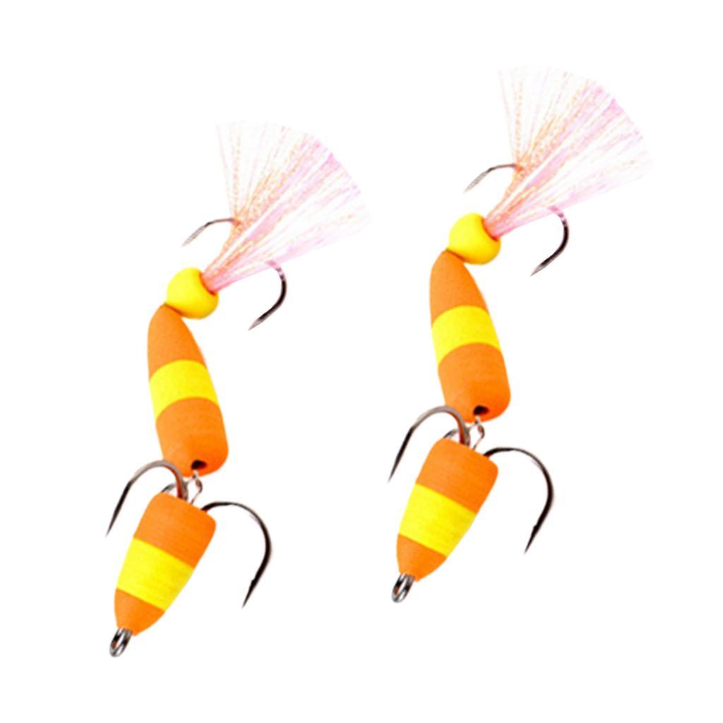2pcs Topwater Floating Artificial Baits Crankbaits Jerkbaits Swimbaits