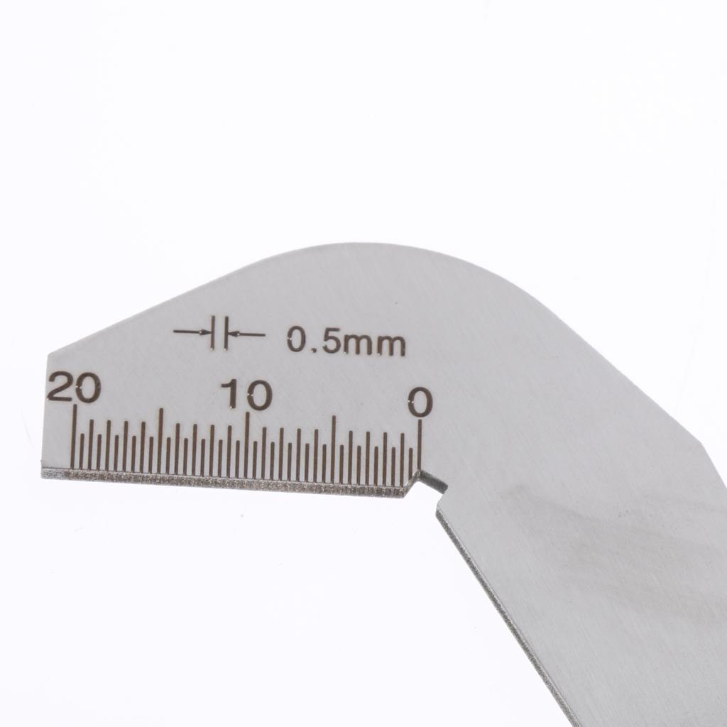 Set Drill Bits Angle Gauge Dirll Sharpener Tools S/S Inspection Gage for Grinding Twist Drills