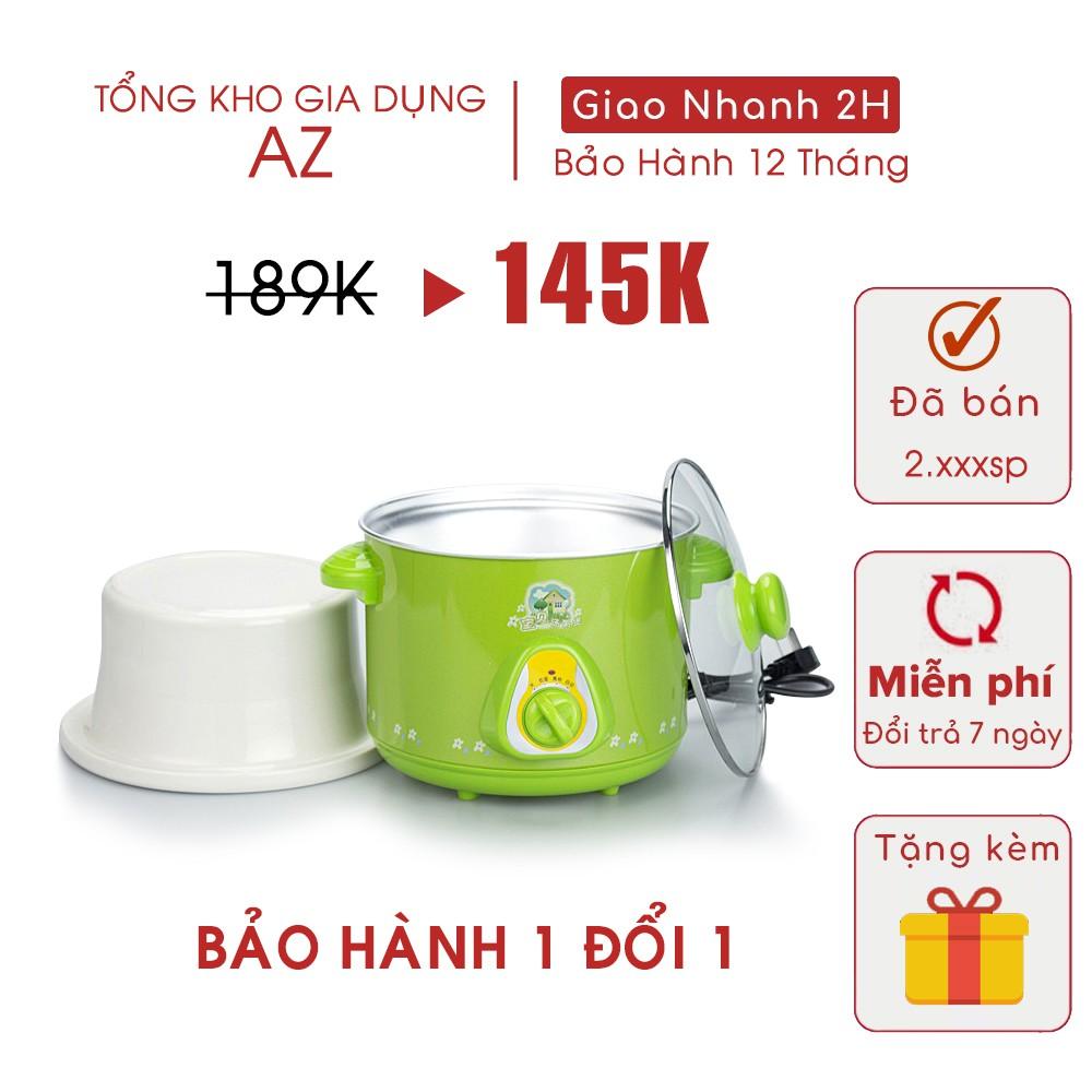 Nồi Nấu Cháo Cho Bé - Nồi Cháo Chậm, Nồi Kho Cá Đa Năng 1,5L-2,5L - Bảo hành 12 Tháng