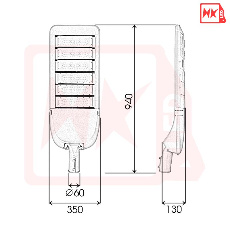 HKLED - Đèn đường phố Module M2 Driver DONE công suất 300W - DDM02M300