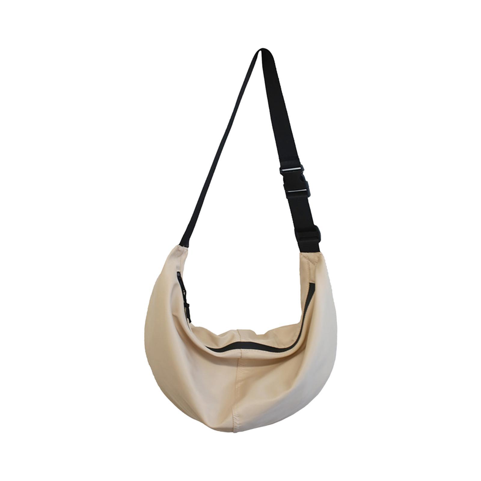 Shoulder Bag Handbag Adult Unisex Casual Shoulder Daypack Pouch Large Capacity Crossbody Bag Dumpling Bag for Outdoor Vacation Walking Beach