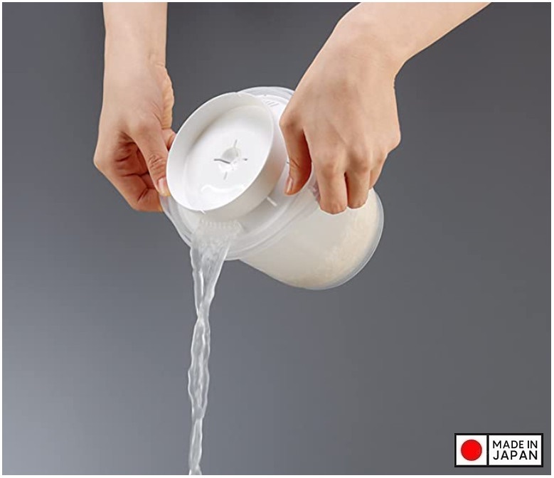 Bộ hộp nấu cơm trong lò vi sóng 900ml hàng nội địa Nhật Bản - Made in Japan