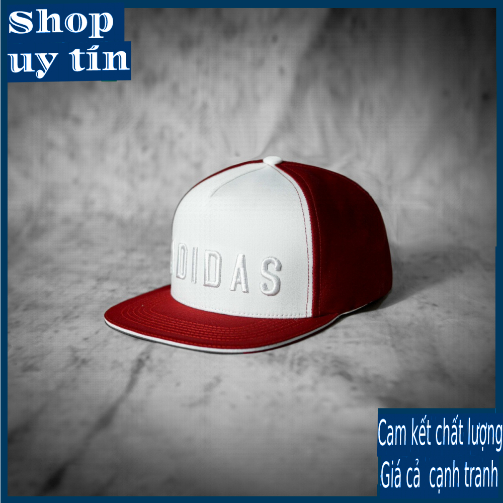 Freeship - MŨ NÓN KẾT LƯỠI TRAI SNAPBACK THÊU CHỮ NỔI - nhiều màu (màu xám, màu đỏ, xanh lam)