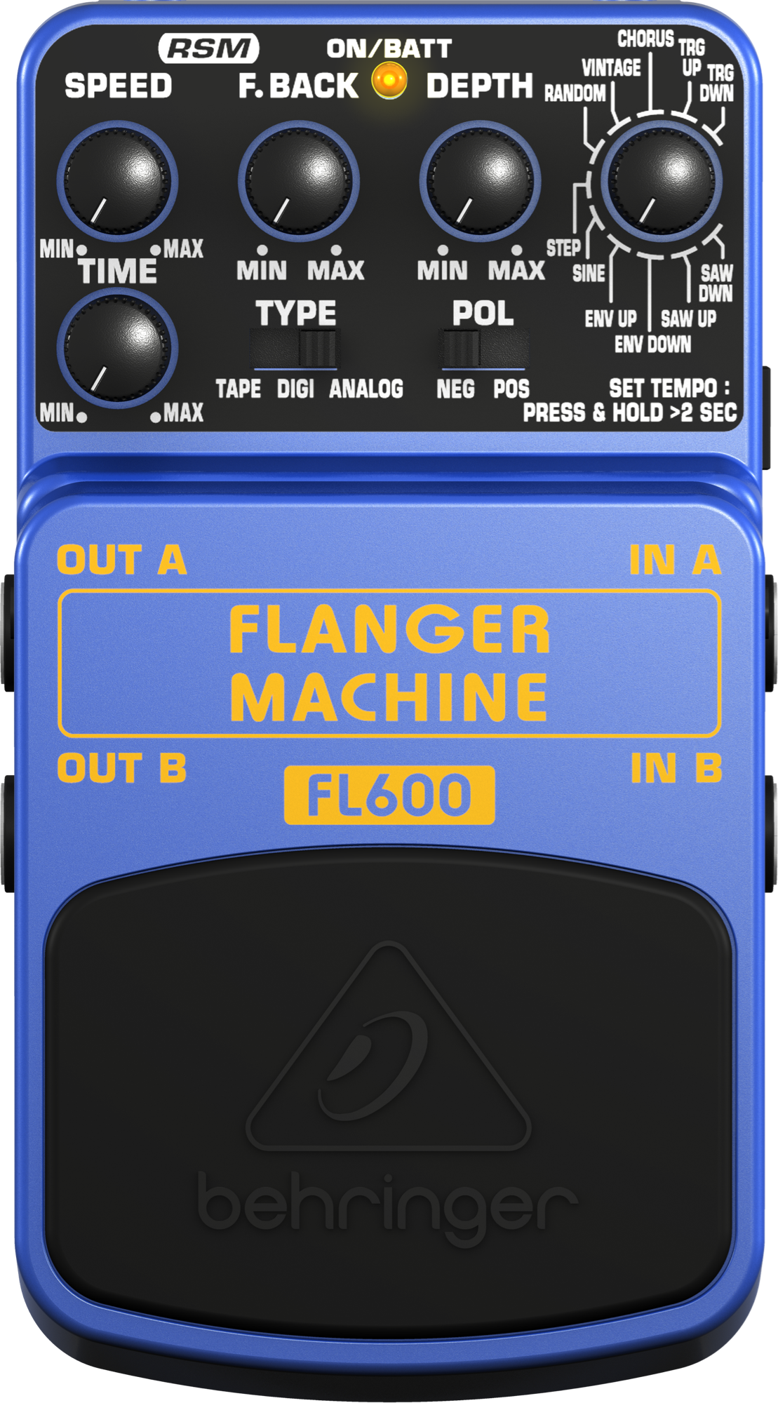 Bàn đạp hiệu ứng ghita Flanger Machine FL600 Behringer - Hàng chính hãng