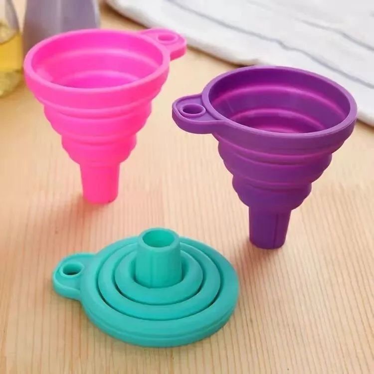Phễu Silicone Có Thể Gấp Gọn Đa Năng màu ngẫu