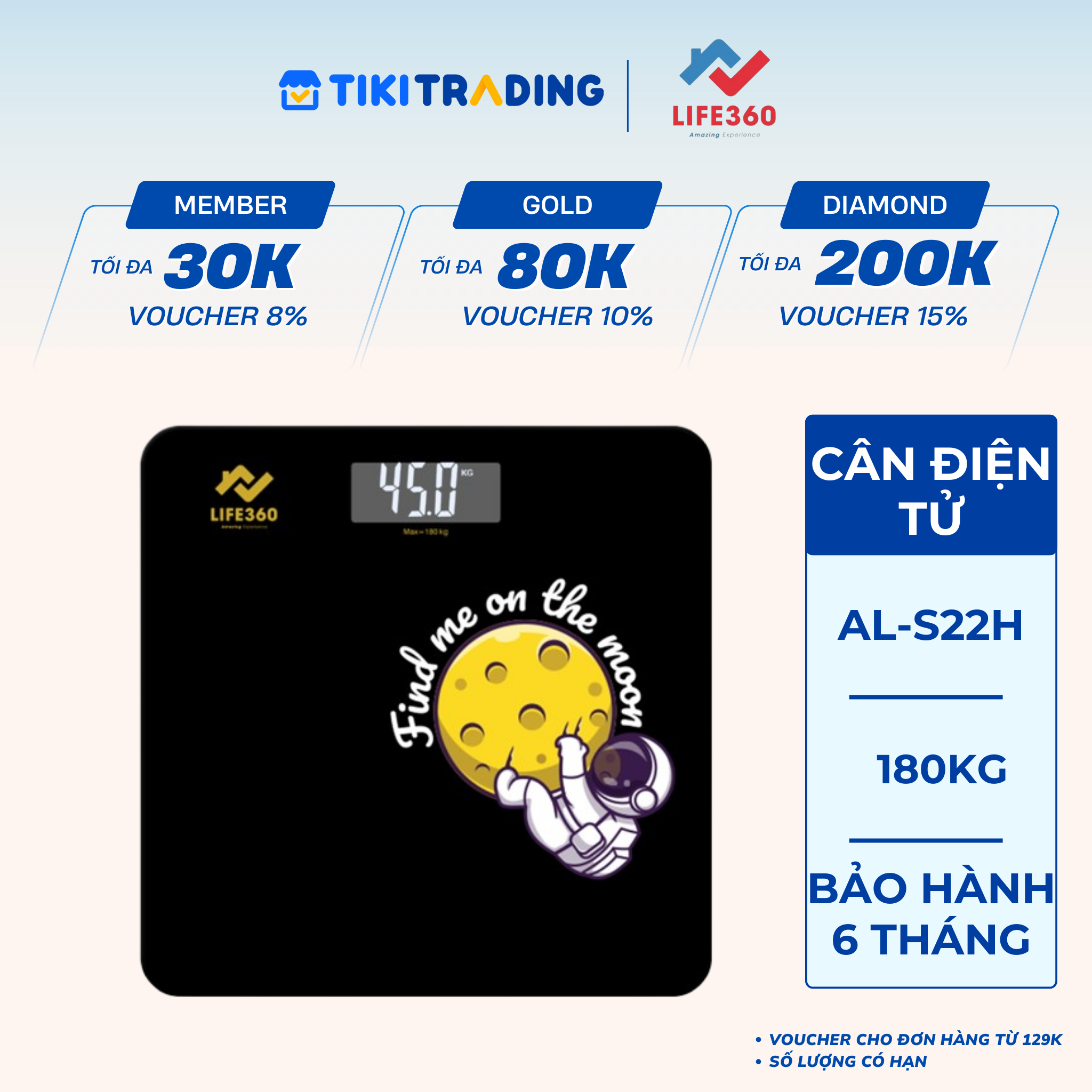 Cân sức khỏe Life360 AL-S22H