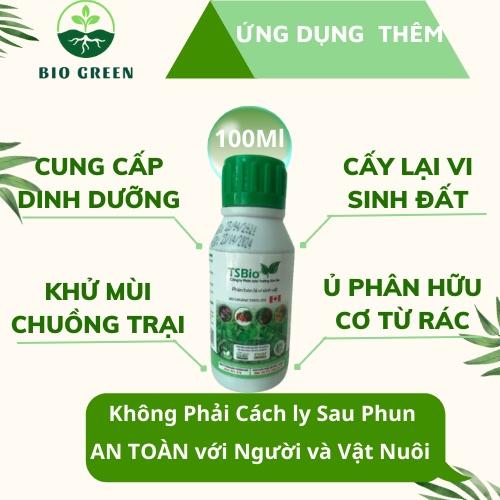 Phân bón cho mai vàng, phân bón sinh học TSBIO 100ml, làm khỏe bộ rễ, lá- bông to dày, nhiều chất dinh dưỡng