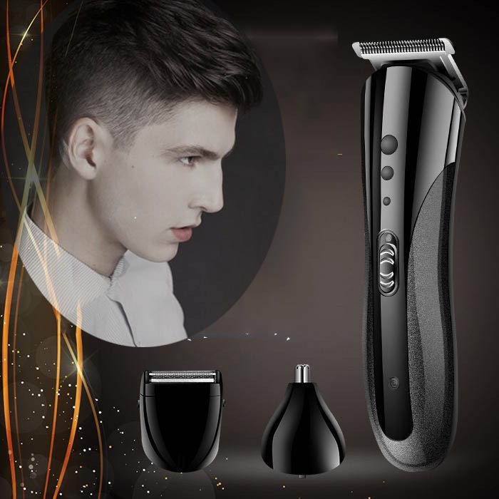 Tông Đơ Cạo Râu, Cắt Tóc, Tỉa Lông Mũi 3 Trong 1 KM-1407