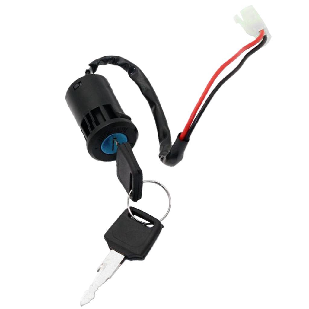 Black IGNITION SWITCH KEY for POCKET  ATV SCOOTER U KS51 X2