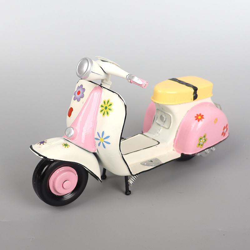 Mô Hình Xe Vespa Vintage - Mô Hình Thủ Công - Quà Tặng - Décor Home - Décor Quán Cafe