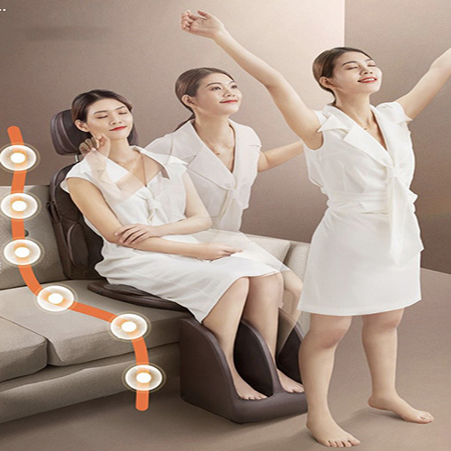 Ghế - Đệm massage thư giãn hồng ngoại toàn thân mẫu full cổ, lưng, bàn chân - DT22