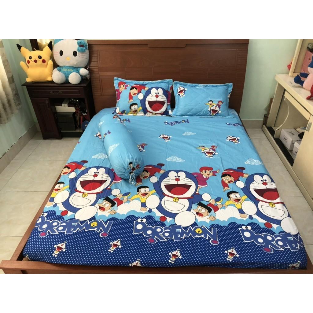 Bộ chăn ga gối hè chần gòn 1m6x2mx10cm nhiều mẫu