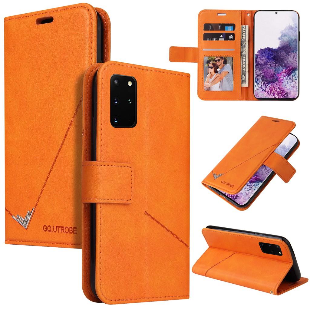 Ốp điện thoại da PC PU cứng dạng ví nắp lật cho Samsung GalaxyS20 Ultra S20 Plus S20+ S20 FE Note10 Note10+ Note9 Note8