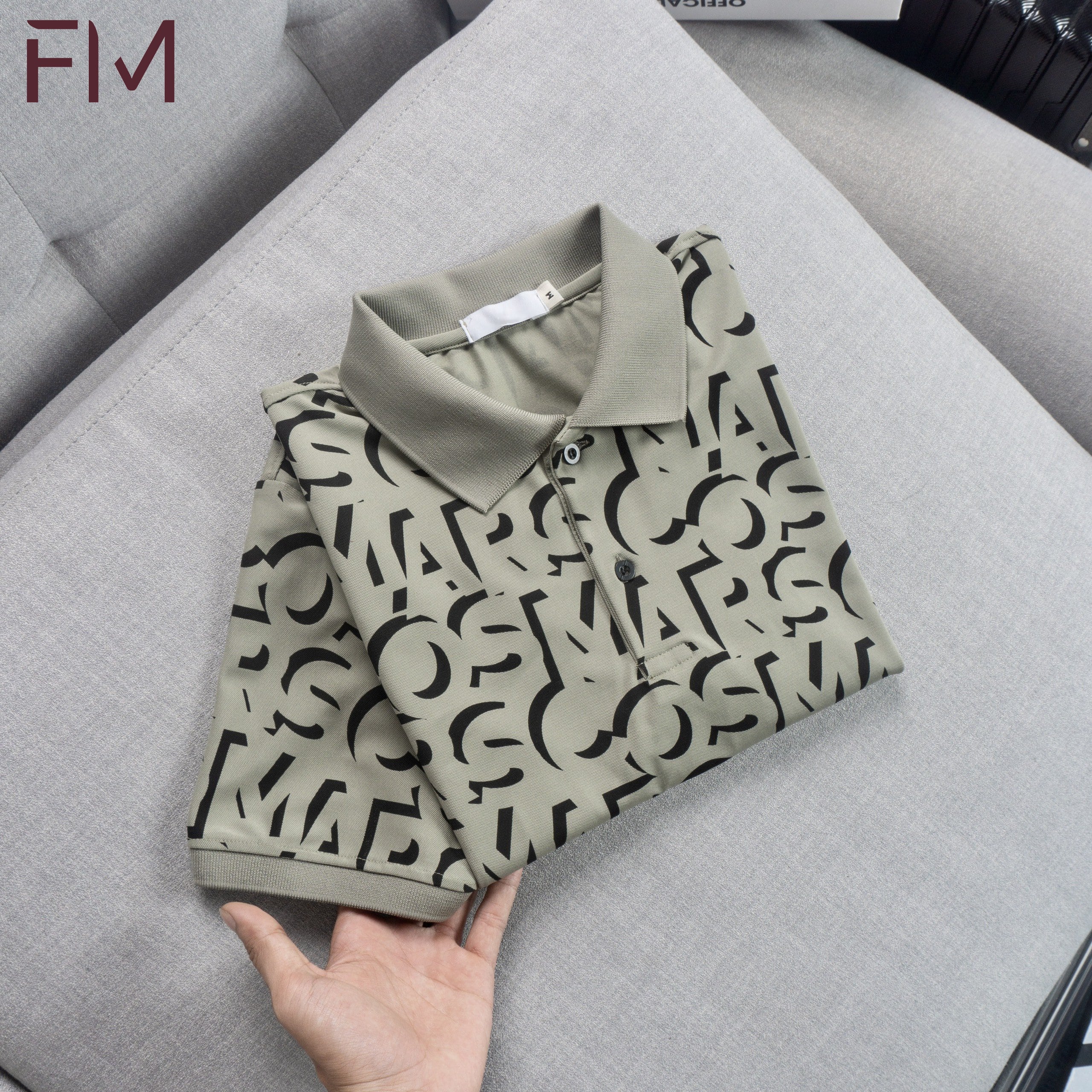 Áo thun polo nam MARC COS họa tiết Graphic 3D, chất liệu cá sấu poly thoáng mát co giãn 4 chiều - FORMEN SHOP - FMPS207