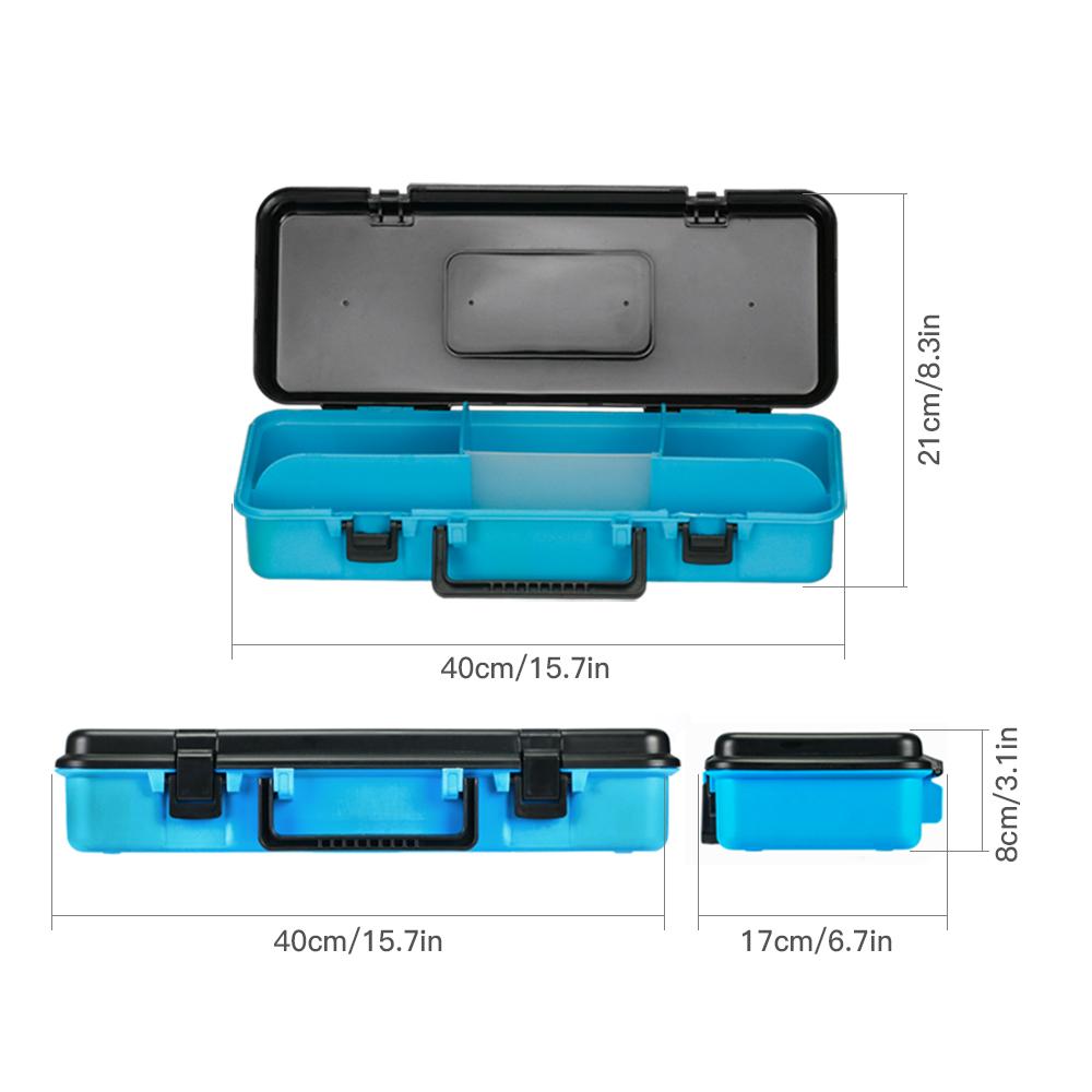 Hộp Đựng Mồi Câu 4 Ngăn Có Tay Cầm Không Thấm Nước Fishing Box Lure Case