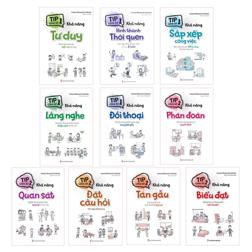 Combo 10 Cuốn: Trọn Bộ Tip Công Sở - Bản Quyền