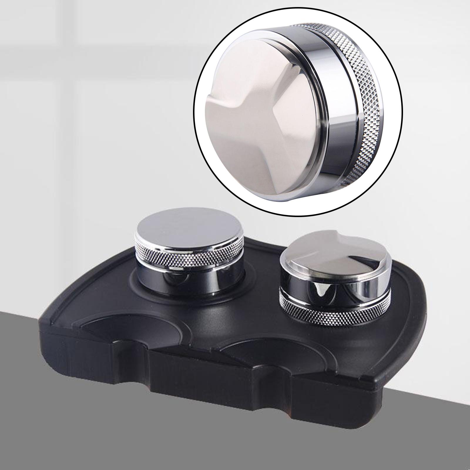 58mm Espresso Distributor Adjustable Coffee Tamper Stainless Steel Style 1