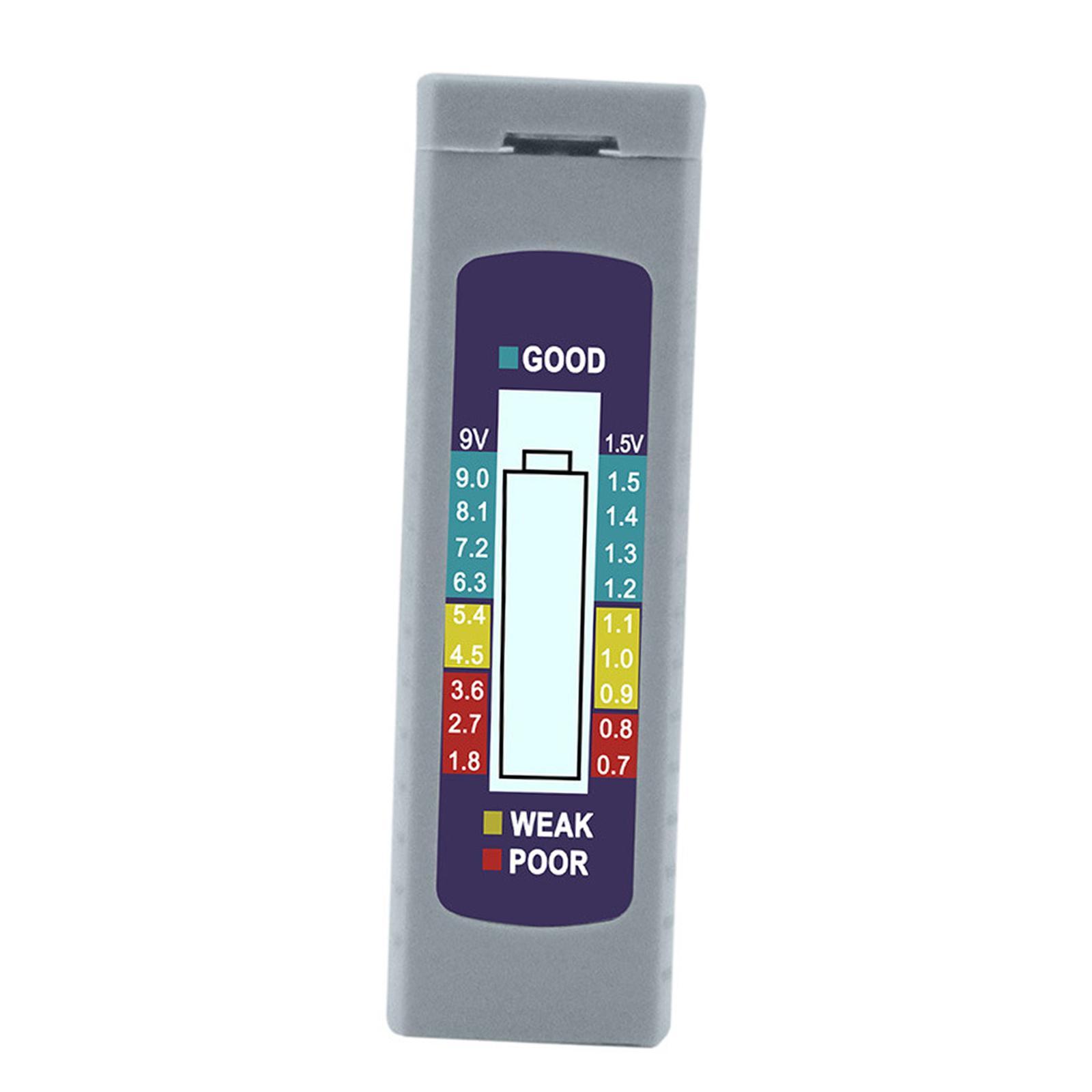 Battery Tester Universal Digital for 9V Battery AA Household Batteries